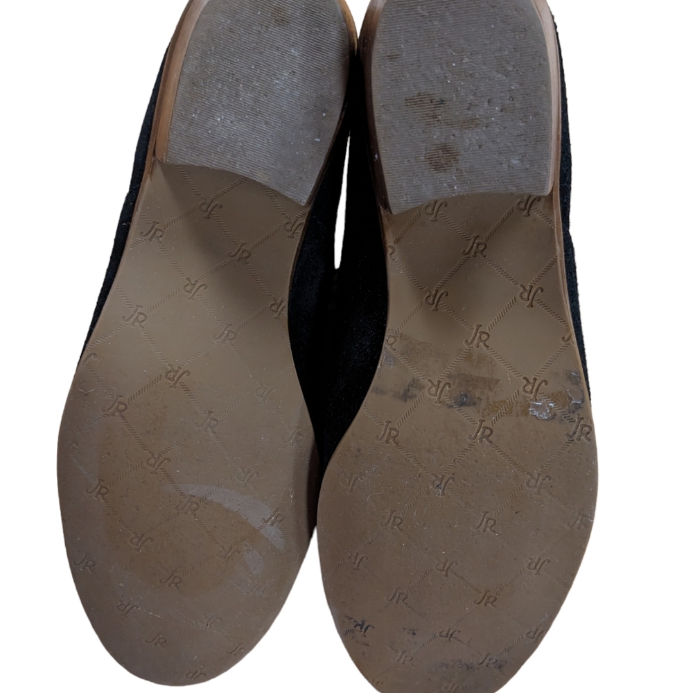 Jack Rogers Sadie Black Suede Booties Size 8 - Picture 8 of 14